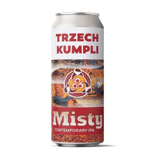 Piwo Misty IPA   Trzech Kumpli 500 ml