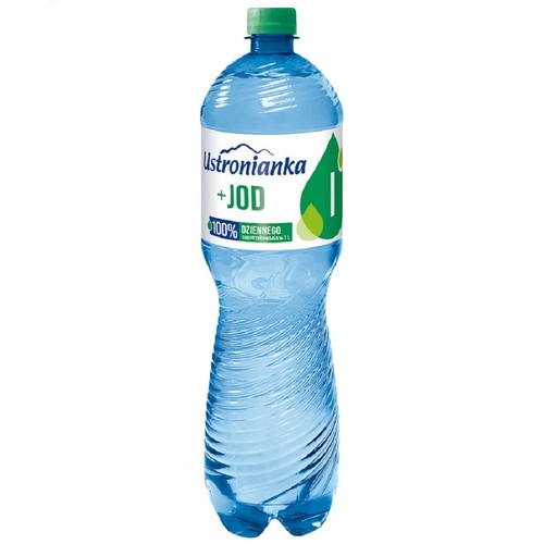 Woda gazowana z dodatkiem jodu Ustronianka 1 ,5 l