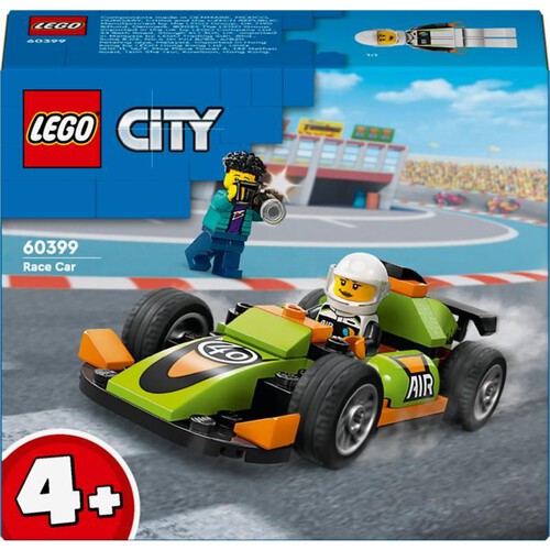 City Zielony samochód wyścigowy 60399 LEGO zestaw