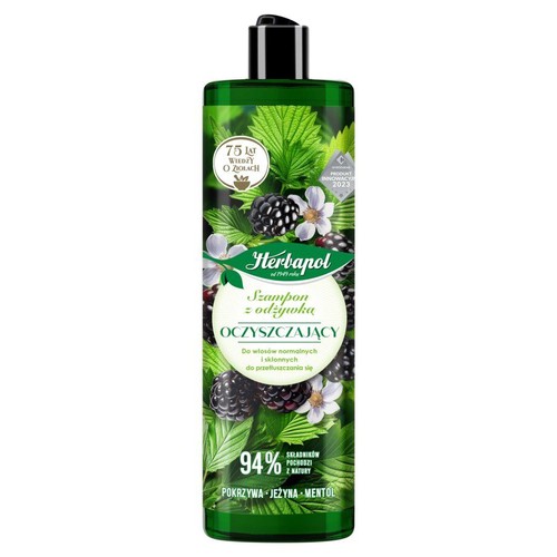 Szampon z odżywką oczyszczający Herbapol 400 ml