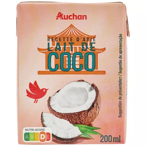 Mleczko kokosowe Auchan 200 ml
