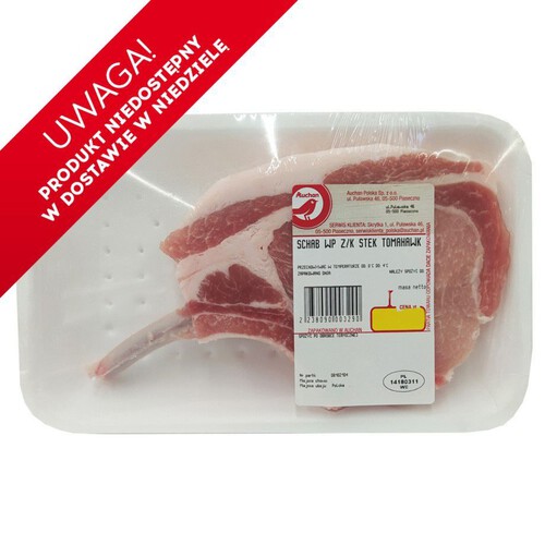 Stek z kością tomahawk Auchan na wagę ok. 300 g