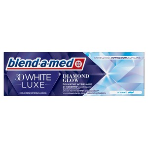 Pasta do zębów 3D White Luxe Diamond Glow    blend-a-med 75 ml