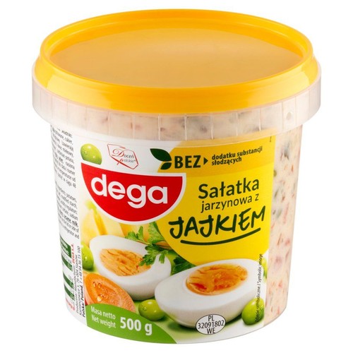 Sałatka jarzynowa z jajkiem Dega 500 g