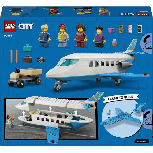 City Samolot pasażerski 60492, zestaw konstrukcyjny LEGO 1 sztuka
