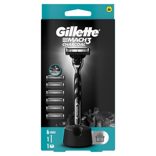 Zestaw maszynka do golenia dla mężczyzn Mach3 z 6 wymiennymi wkładami Gillette 1 sztuka