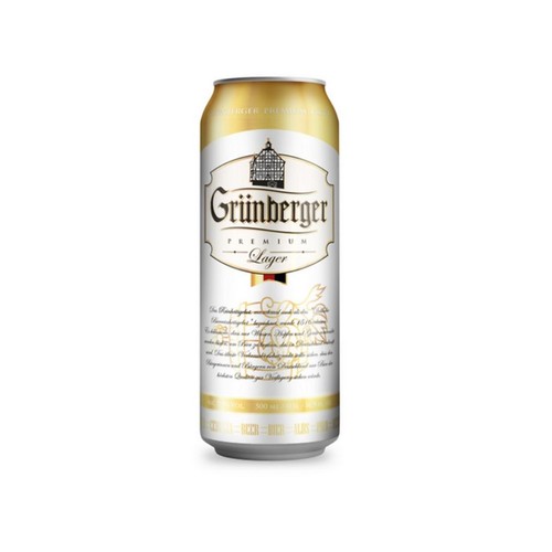 Piwo fińskie Premium Lager alk. 5,0% obj. Grunberger 500 ml