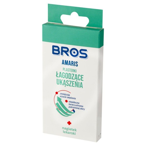 Amaris Plasterki łagodzące ukąszenia BROS 20 sztuk