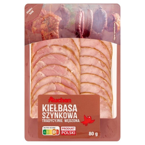 Szynkowa tradycyjnie wędzona Auchan 80 g