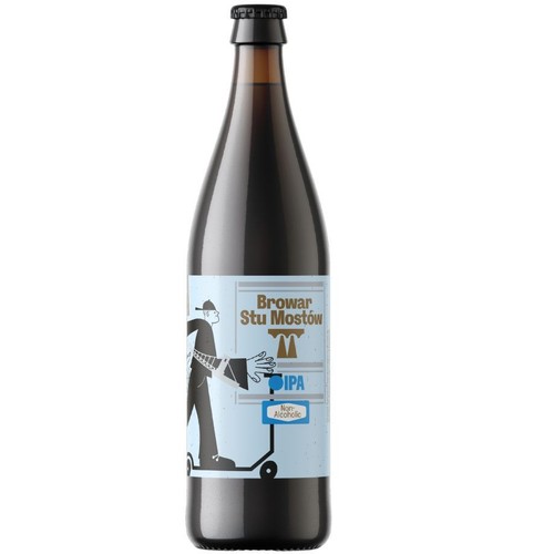 Piwo bezalkoholowe alk.0.0% obj. Wrclw 500 ml