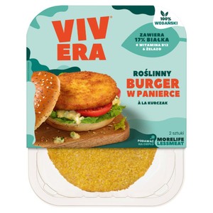 Roślinny burger w panierce ala kurczak Vivera 200 g