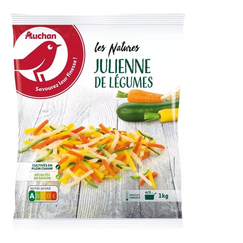 Mieszanka warzywna paski Auchan 1 kg