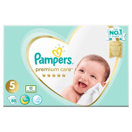 Pieluszki Premium Care 5  11-16 kg Pampers 88 sztuk