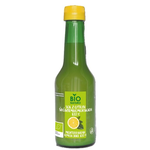 BIO Sok z cytryn śródziemnomorskich  BIO Naturo 250 ml