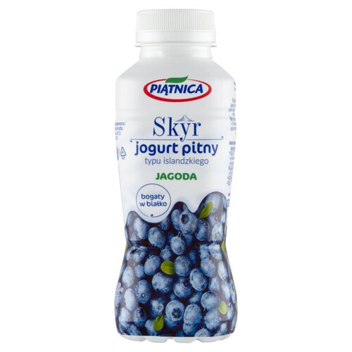 Skyr jogurt typu islandzkiego jagoda Piątnica 330 ml