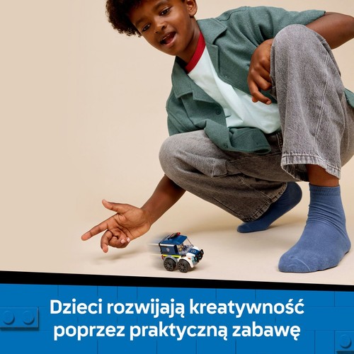 City Pojazdy — Ciężarówka policyjna 60481, zestaw konstrukcyjny LEGO 1 sztuka