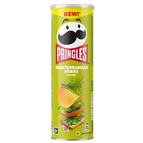 Chipsy o smaku ziół śródziemnomorskich Pringles 165 g