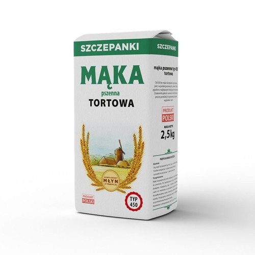 Mąka pszenna tortowa typ 450   Szczepanki 2,5 kg