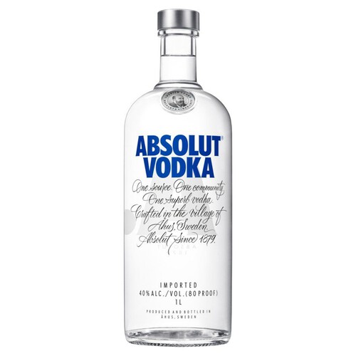 Wódka czysta 40% Absolut 1 l