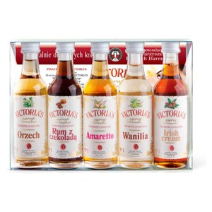 Zestaw syropów barmańskich do kawy Victorias 5 x 50 ml