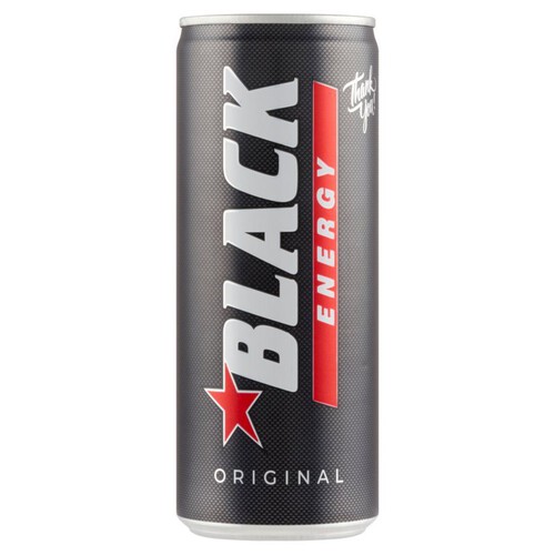 Napój energetyczny z dodatkiem witamin Black 250 ml