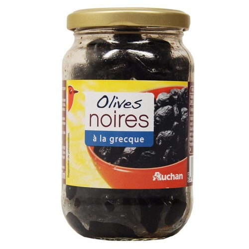 Oliwki greckie czarne 235 g Auchan 235 g