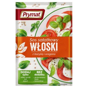 Sos sałatkowy typu włoskiego z bazylią i oregano  Prymat 9 g