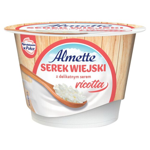 Serek wiejski z delikatnym serem ricotta Almette 150 g