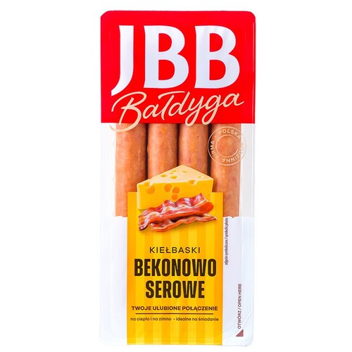 Kiełbaski bekonowo-serowe JBB 190 g