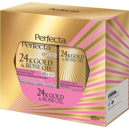 Zestaw 24K Gold & Rose Oil 60+ Perfecta zestaw
