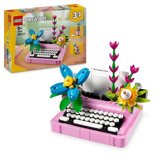 Creator 3 w 1 Maszyna do pisania z kwiatami 31169 LEGO 1 sztuka