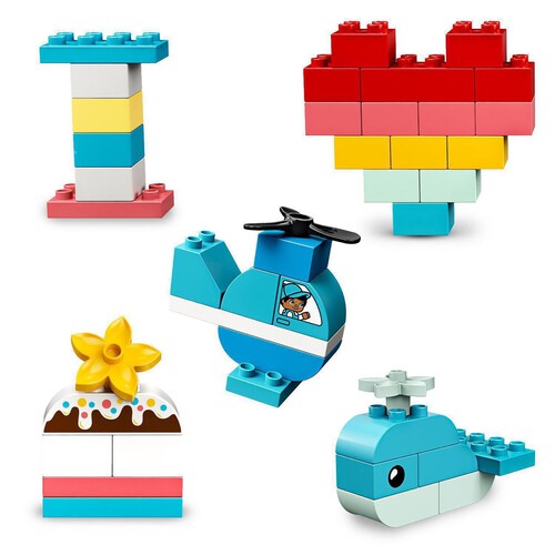 Duplo Classic Pudełko Z serduszkiem 10909 LEGO 1 sztuka