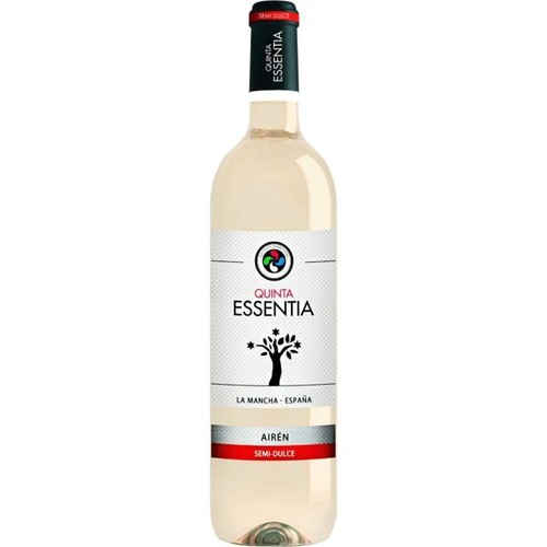 Wino hiszpańskie białe półsłodkie Quinta Essentia alk. 11,0% obj.  La Mancha 750 ml