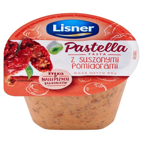 Pastella pasta z suszonymi pomidorami Lisner 80 g