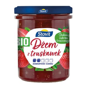 Bio Dżem z truskawek Stovit 200 g
