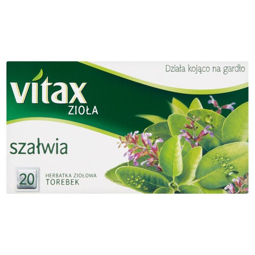 Szałwia herbata ziołowa Vitax 20 torebek