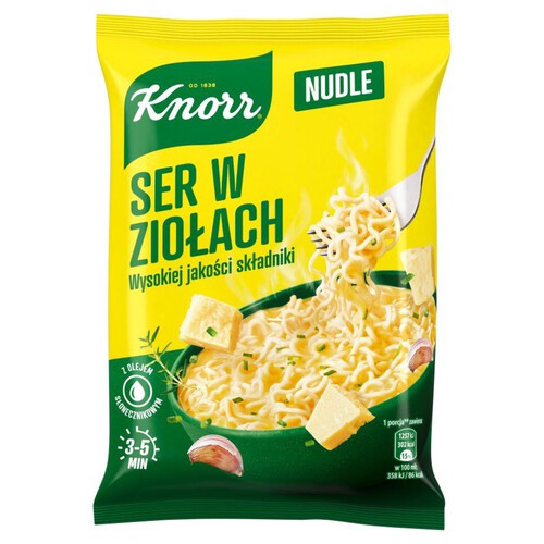 Zupa-danie o smaku sera w ziołach Knorr 61 g