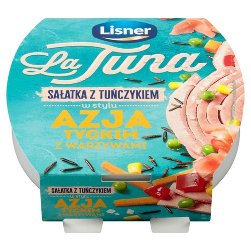 Sałatka z tuńczykiem w stylu azjatyckim z warzywami Lisner 160 g