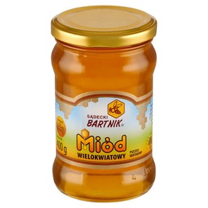 Miód wielokwiatowy pszczeli nektarowy Sądecki Bartnik 400 g