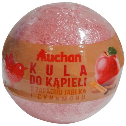 Kula do kąpieli o zapachu jabłka i cynamonu Auchan 165 g