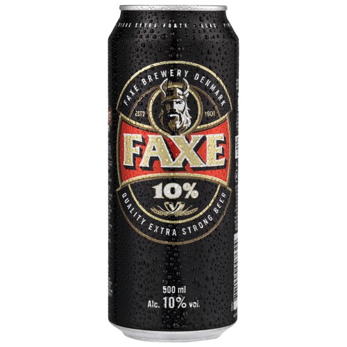 Piwo Extra Strong alk.10% obj. Faxe 500 ml