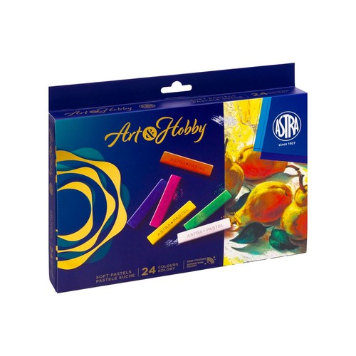 Pastele suche Art&Hobby 24 kolory ASTRA 24 sztuki