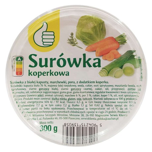 Surówka koperkowa Auchan 300 g