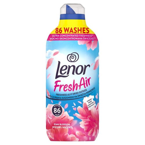 Płyn do płukania Fresh Air Różowy Rozkwit Lenor 1204 ml