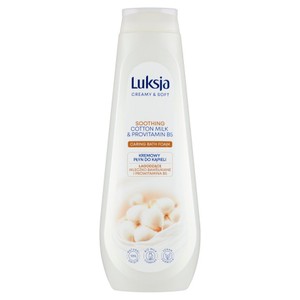Kremowy płyn do kąpieli Mleczko bawełniane i prowitamina B5 Luksja 900 ml