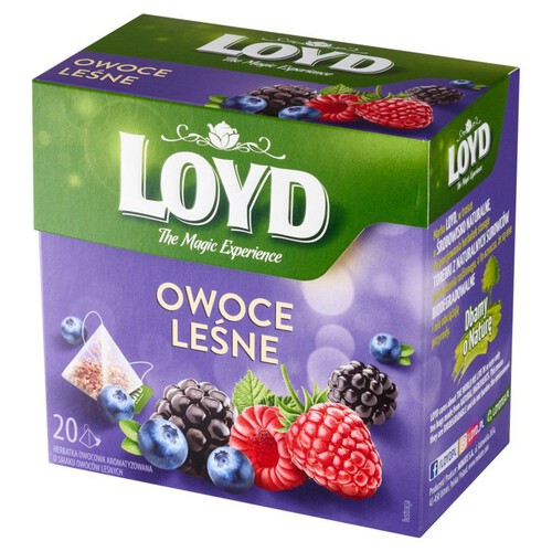 Herbata owoce leśne 20 x 2 g Loyd 20 torebek