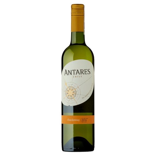Wino chilijskie białe wytrawne Chardonnay alk. 12,5% obj. Antares 750 ml