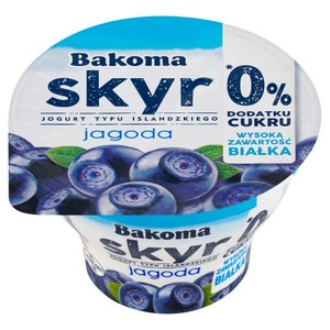 Skyr jogurt typu islandzkiego jagoda Bakoma 150 g