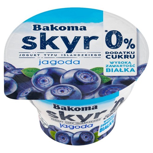 Skyr jogurt typu islandzkiego jagoda Bakoma 150 g