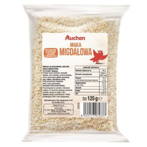 Mąka migdałowa Auchan 125 g